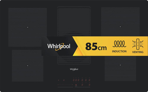 Whirlpool WVH 92 K F KIT/1 Черный Встроенный 83 cm Плита с зонами индукции 4 зона(ы) Встроенный капюшон