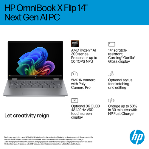 HP OmniBook X Flip Next Gen AI 14-fk0502na – image 4