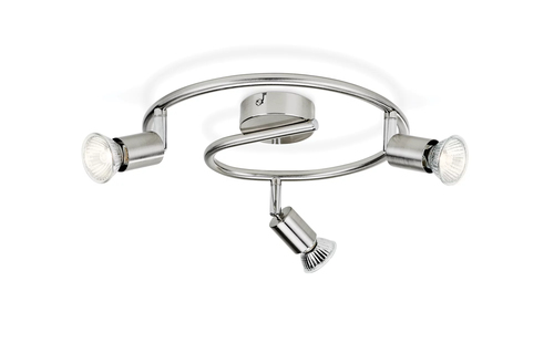 Philips Opbouwspot Limbali - Chroom - 30cm - 3xgu10, afbeelding 2