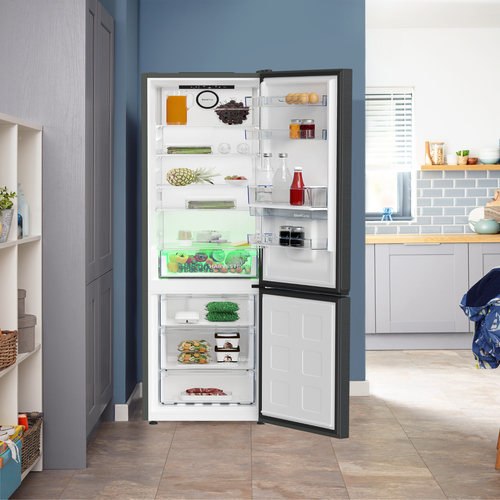 Beko CNG5603DVPZ Frost Free Combi Fridge Freezer with HarvestFreshTM – image 9
