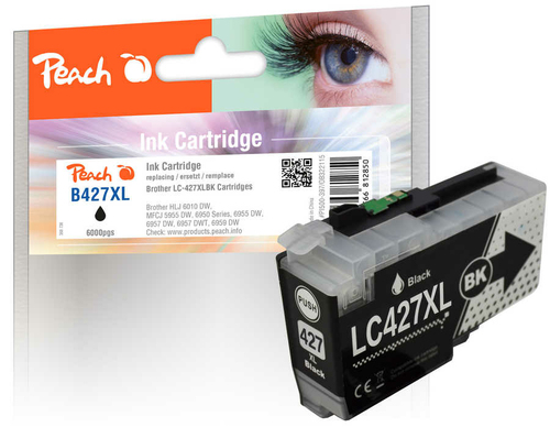 Peach PI500-397 ink cartridge 1 pc(s) Compatible High (XL) Yield Black