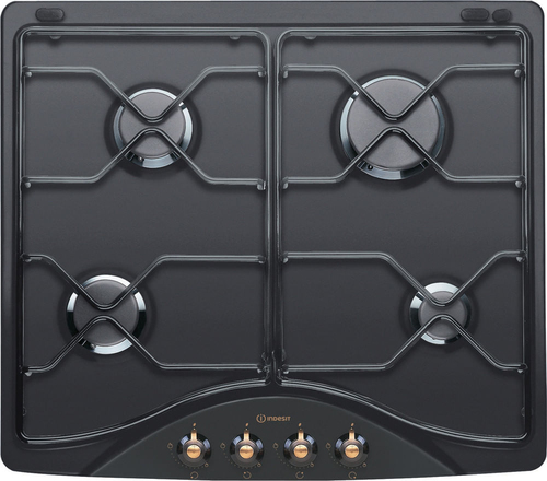 Indesit PN 642 /I (AN) Черный Встроенный 59 cm Газовый 4 зона(ы)
