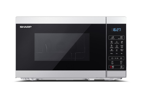 Sharp YC-MG02E-S микроволновая печь Черный, Стальной Комбинированная микроволновая печь Столешница 20 L 800 W