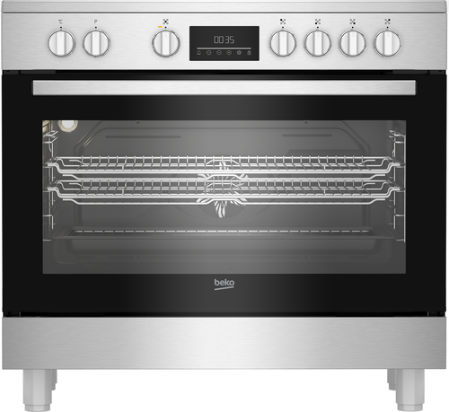 Beko BGM30223EX 90cm Single Oven Range Cooker with 5 Zone Ceramic Hob – image 1