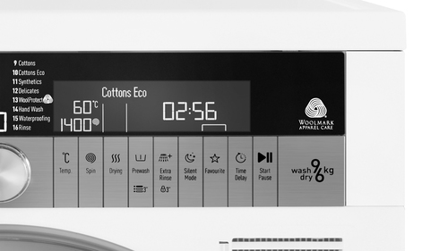 Grundig GWD59400CW washer dryer Freestanding Front-load White – image 1