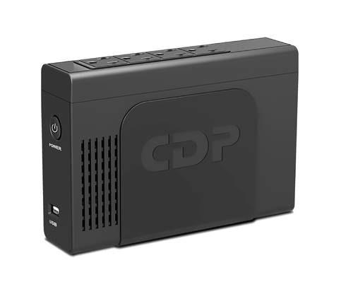 CDP Li504i 500VA/250W UPS 4 Outlets, 1 USB A charger port Compact lithium based UPS 220 Vac