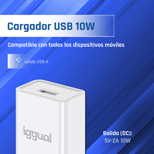 iggual IGG316924 mobile device charger Smartphone White AC Indoor – image 2