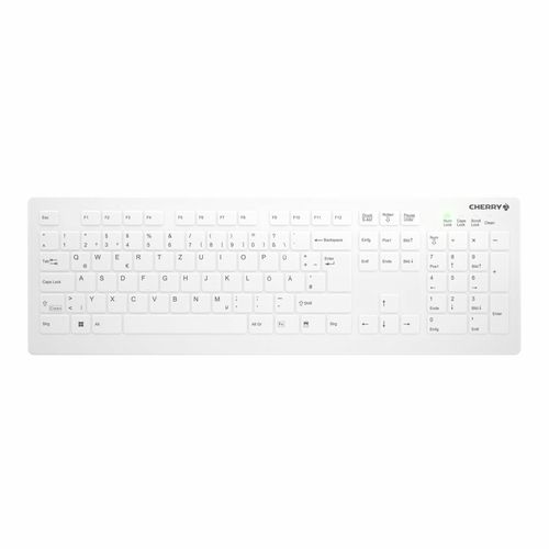 Contour Design AK-C8112F клавиатура Медицина Беспроводной RF Немецкий Белый