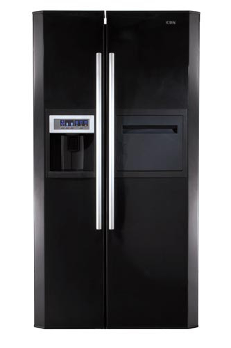 CDA PC65BL side-by-side refrigerator Freestanding