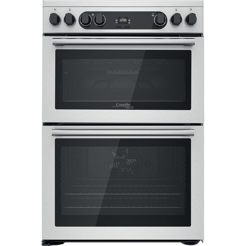 Hotpoint CD67V9H2CX/U Freestanding cooker Electric Ceramic hob White