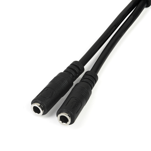 TURNS A 3.5MM AUDIO OUTPUT PORT INTO TWO DISTINCT PORTS -ONE 3.5MM HEADPHONE JAC