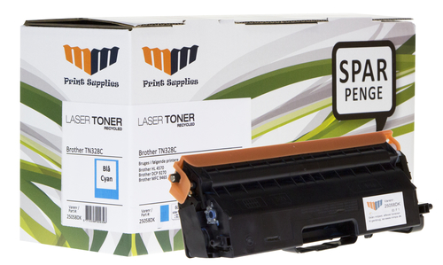 MM Cyan Laser Toner - Brother TN328C - For Brother DCP / HL / MFC
