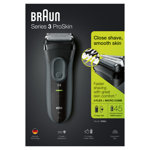 Braun Series 3 3000s Foolium pardel Must