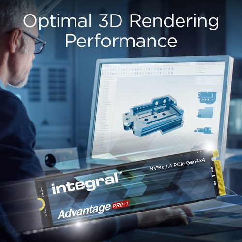 Integral 4TB - 4000GB SSD M.2 2280 NVME 1.4 PCIe Gen4 x4 R-7200MB/s W-6850MB/s IOPS R-940K W-1000K TLC TBW 2800 ADVANTAGE PRO-1 – image 5