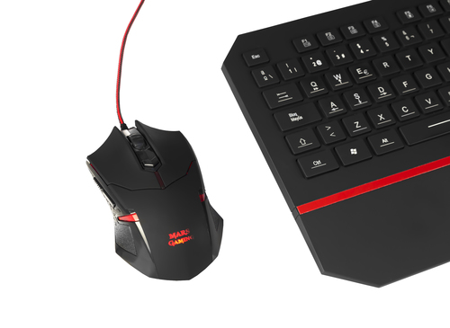 Mars Gaming MCP2 keyboard Mouse included Black, Red – image 3
