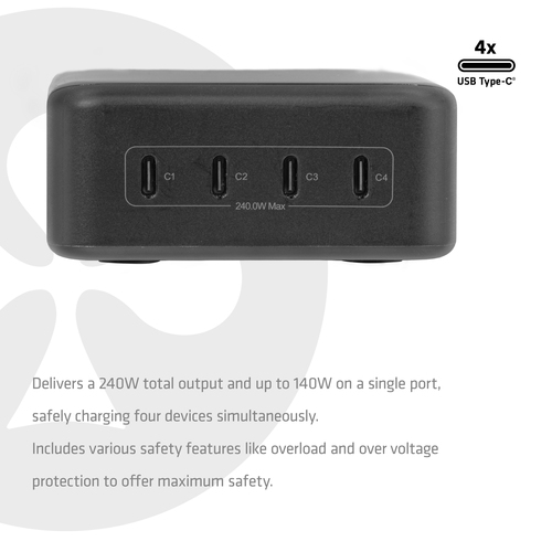 CLUB3D CAC-1933 4-Port USB-C® Charging Station – image 5