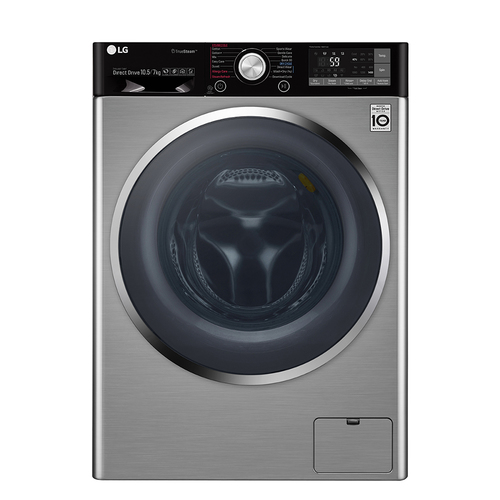 LG F4J9VHP2TD washer dryer Freestanding Front-load Grey