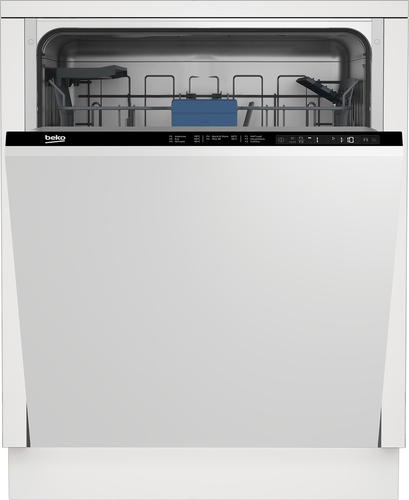 Beko DIN25430 Integrated Full Size Dishwasher with SteamGloss