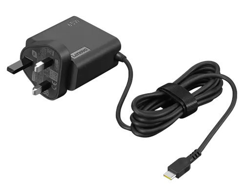 Lenovo 65W USB-C Wall Adapter UK Pin Power Adapter/Inverter Indoor Black - image 3