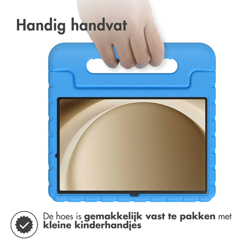 Accezz Kidsproof Backcover met handvat Samsung Galaxy Tab A9 Plus Tablethoesje Blauw, afbeelding 6