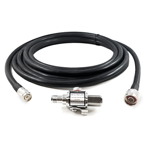 LIGHTNING PROTECTION KIT W/ 5 METRES COAX CABLE