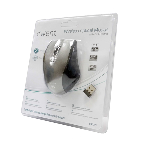 Ewent EW3220 mouse RF Wireless Optical 1600 DPI – image 3