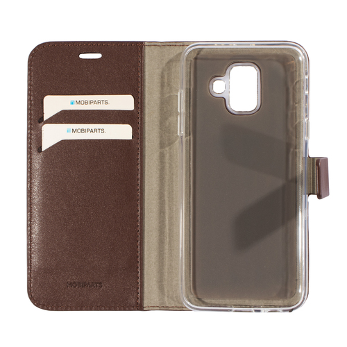 Mobiparts Classic Wallet Case Samsung Galaxy A6 (2018) Brown – image 4