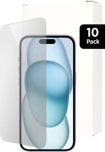 Mobiparts Tempered Glass Screen Protector Kenmerken: Tempered Glass Screen Protector voor Apple iPhone 15 Gemaakt van gehard glas, beschermt tegen