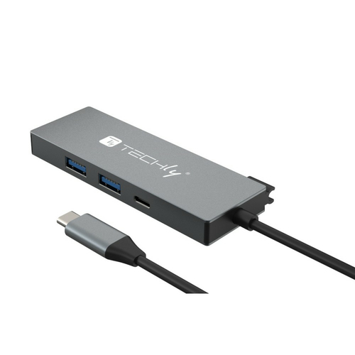 Techly Hub USB-C 4 in 1, afbeelding 3