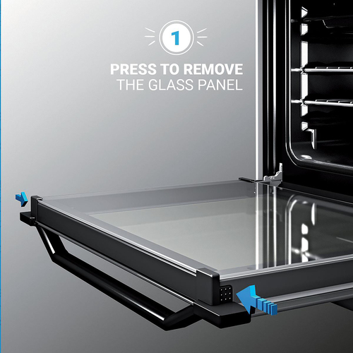 Indesit IS5E4KHW/UK cooker Freestanding cooker Electric Black, White – image 2