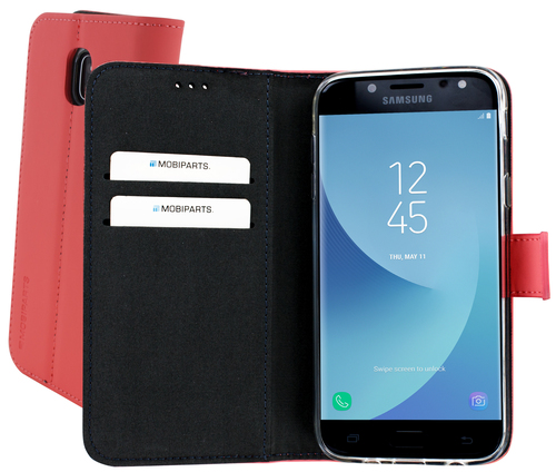 Mobiparts Premium Wallet TPU Case Samsung Galaxy J5 (2017) Peach Pink