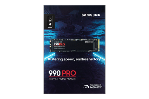 Samsung 990 Pro 4TB SSD PCIe 4.0 NVMe M.2 Solid State Drive - Read 7450MB/s Write 6900MB/s - MZ-V9P4T0BW - image 5
