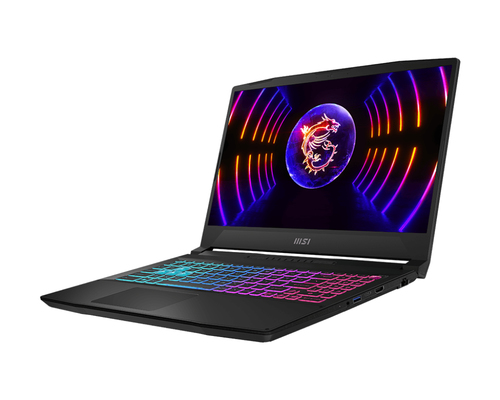 MSI Katana 15 B12VGK-033UK Intel® Core™ i7 i7-12650H Ноутбук 39,6 cm (15.6") Full HD 16 GB DDR5-SDRAM 1 TB Твердотельный накопитель (SSD) NVIDIA GeForce RTX 4070 Wi-Fi 6 (802.11ax) Windows 11 Home Черный