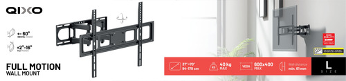 Qixo QXTVWALLMOUNTFM40K TV mount/stand – image 2