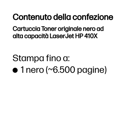 HP 410X – Toner nero originale