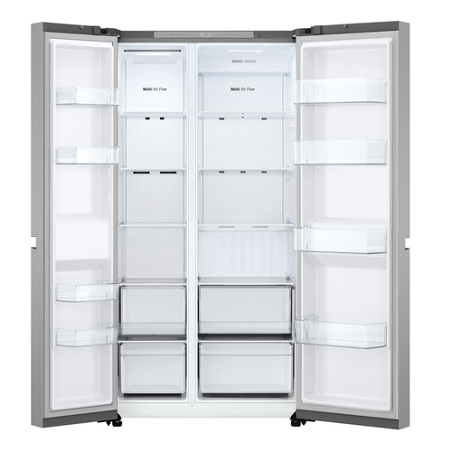 LG NatureFRESH GSBC40PYPE American Style Fridge Freezer - Prime Silver - E Rated – image 8