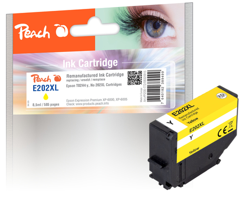 Peach PI200-772 ink cartridge 1 pc(s) Compatible High (XL) Yield Yellow