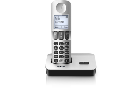 Philips D5001S/51 telephone DECT telephone Caller ID Black, Silver – image 2