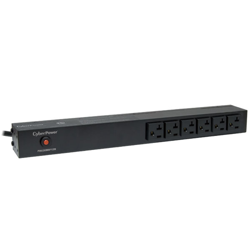 CyberPower PDU20B6F12R power distribution unit (PDU) 18 AC outlet(s) 1U Black