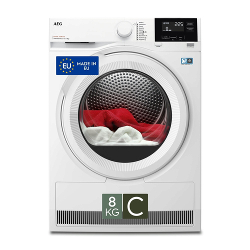 AEG TR8G83GW сушилка для белья Отдельно стоящий Фронтальная загрузка 8 kg Белый