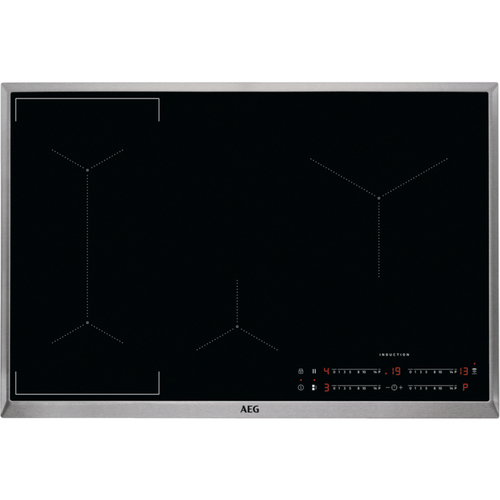 AEG IKE8444AXB Черный Встроенный 80 cm Плита с зонами индукции 4 зона(ы)