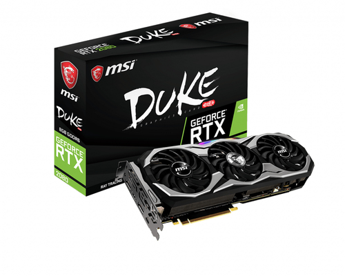 MSI DUKE RTX 2080 8G видеокарта NVIDIA GeForce RTX 2080 8 GB GDDR6