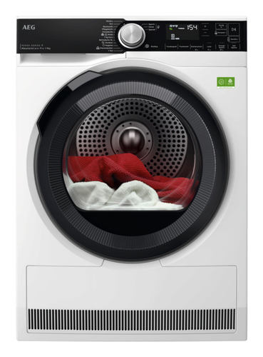 AEG 9000X Series TR9XW80890 сушилка для белья Отдельно стоящий Фронтальная загрузка 9 kg Белый