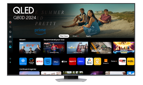 Samsung TQ55Q80DAT 139.7 cm (55") 4K Ultra HD Smart TV Wi-Fi Silver