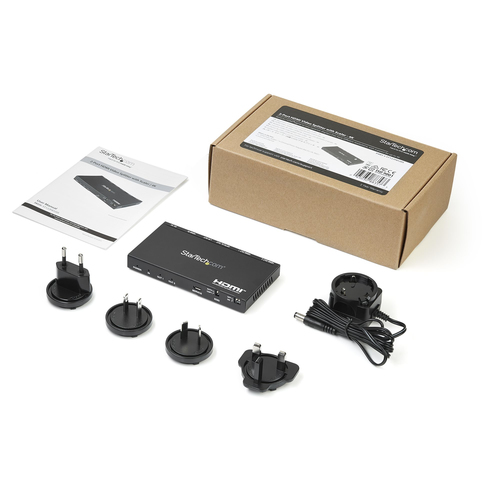 StarTech.com HDMI Splitter - 2 Port - 4K 60Hz Built-In Scaler Video-/audiosplitter HDMI – billede 5