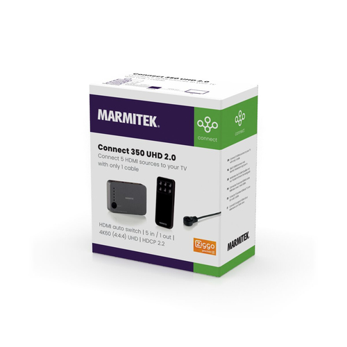 Marmitek Connect 350 UHD 4K 2.0 HDMI auto switch, afbeelding 8