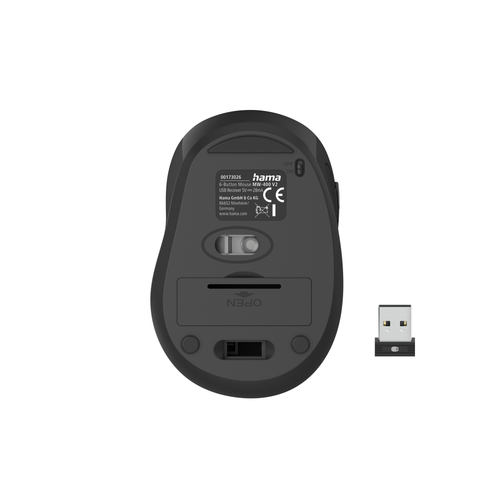Hama MW-400 V2 Wireless Optical Mouse - Black - image 3
