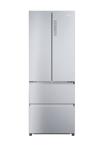 Haier FD 70 Serie 5 HFR5719ENMG Side-by-Side Kühlkombination Freistehend 446 l E Silber