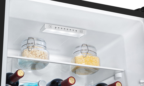 Hisense RB435N4BFE 200cm 60/40 Frost Free Fridge Freezer - Black / Stainless Steel - E Rated, Black - image 3