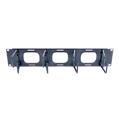 APC CableOrganizer 2HE PassThru black